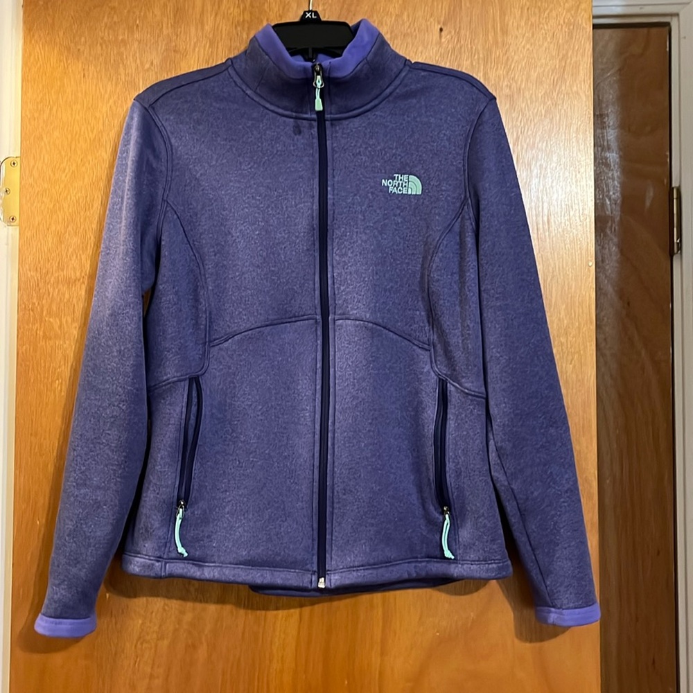 The North Face Women’s Agave Jacket Large Purple with Teal Blue Details